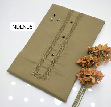 Hand made Tarkashi Gala Neat work  Stuff best quality Wash and Wear fine premium Quality with Sapphire Caler tag Card and Paking Bag...